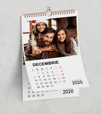 Calendar de perete personalizat - 2020